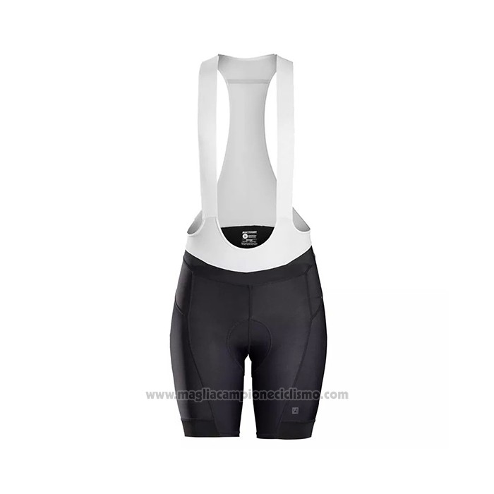 2021 Abbigliamento Ciclismo Donne Trek Bianco Azzurro Manica Corta e Salopette