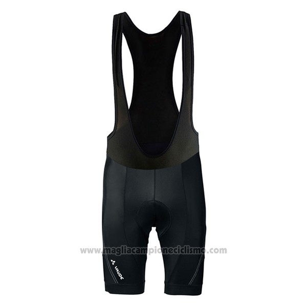 2017 Abbigliamento Ciclismo Donne Vaude Grigio e Nero Manica Corta e Salopette