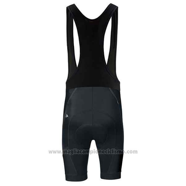 2017 Abbigliamento Ciclismo Donne Vaude Nero Manica Corta e Salopette