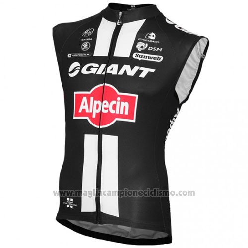 2016 Gilet Antivento Giant Nero e Rosso