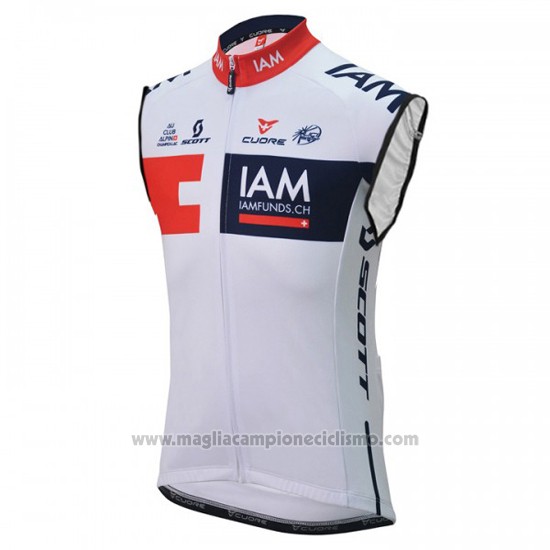 2016 Gilet Antivento IAM Bianco e Blu