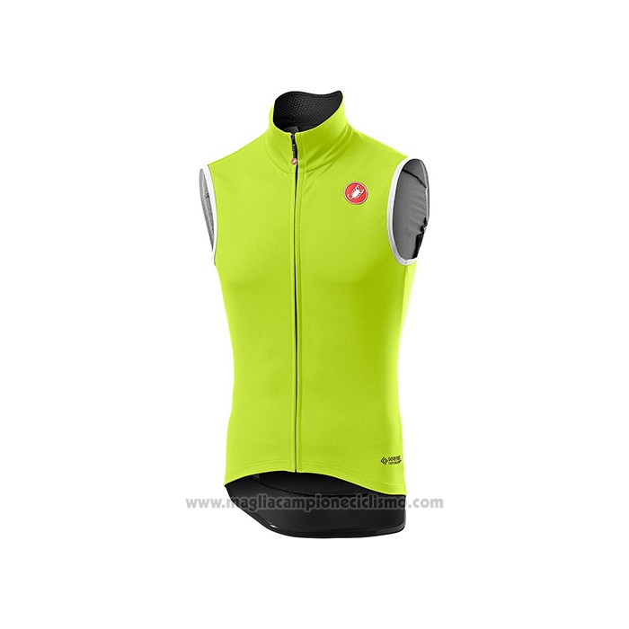 2021 Gilet Antivento Castelli Aceso Verde Manica Corta e Salopette
