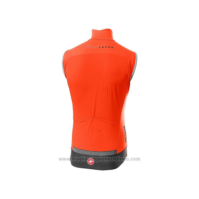 2021 Gilet Antivento Castelli Arancione Manica Corta e Salopette