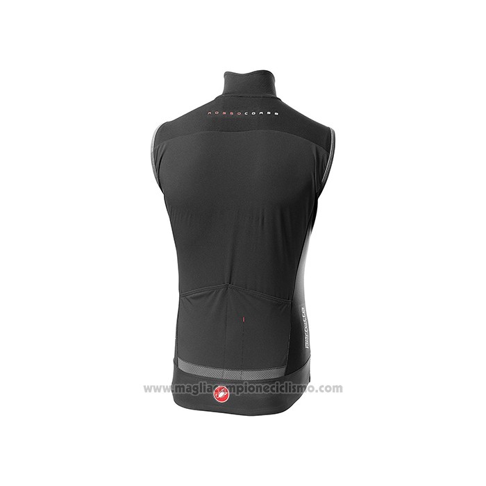 2021 Gilet Antivento Castelli Nero Manica Corta e Salopette