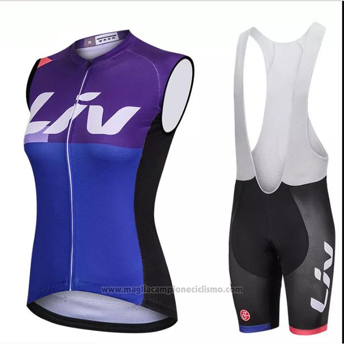 2018 Gilet Antivento Liv Viola e Blu