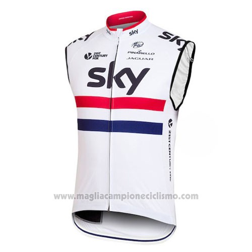 2016 Gilet Antivento Sky Bianco e Rosso