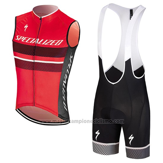 2018 Gilet Antivento Specialized Rosso