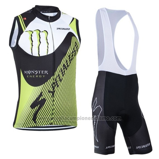 2019 Gilet Antivento Specialized Nero Bianco Verde