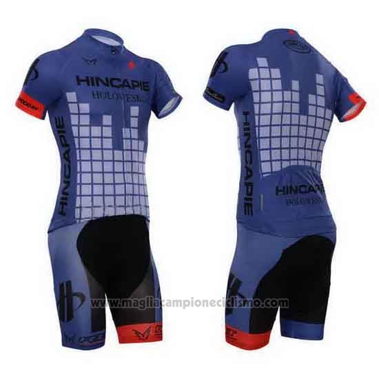 2014 Abbigliamento Ciclismo Hincapie Viola Manica Corta e Salopette