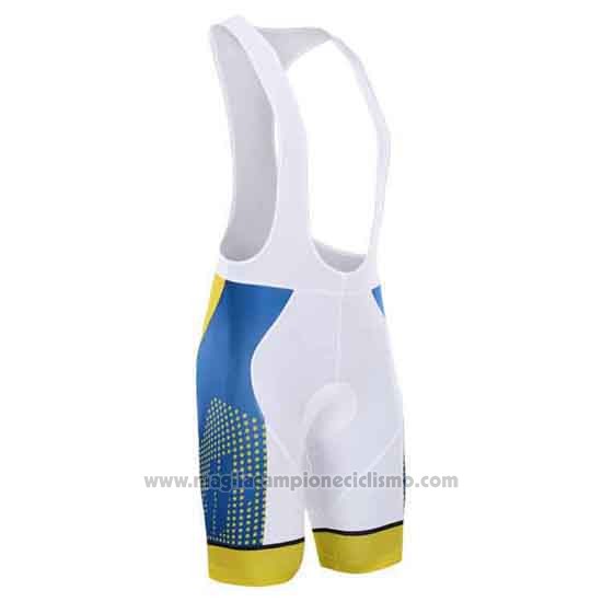 2015 Abbigliamento Ciclismo Hincapie Blu e Giallo Manica Corta e Salopette