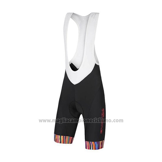 2018 Abbigliamento Ciclismo Endura Graphics Pinstripe Bianco Manica Corta e Salopette