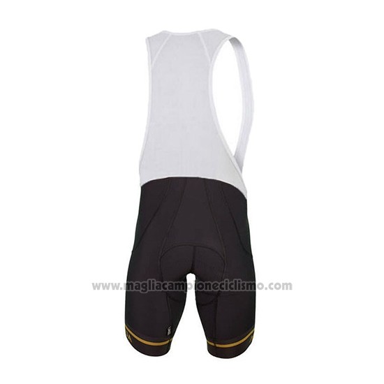 2018 Abbigliamento Ciclismo Maloja PushbikersM Nero Giallo Manica Corta e Salopette