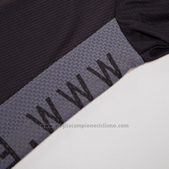 2019 Abbigliamento Ciclismo DNA Nero Manica Corta e Salopette