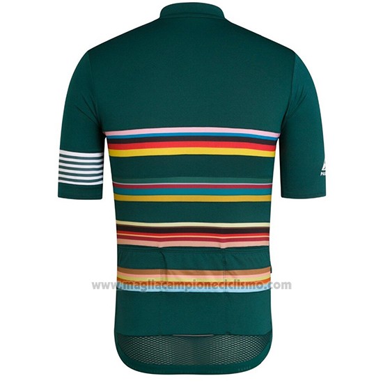 2019 Abbigliamento Ciclismo Rcc Paul Smith Verde Manica Corta e Salopette