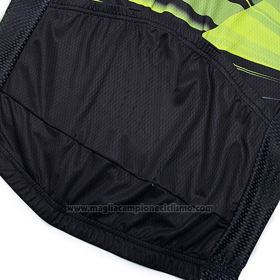 2019 Abbigliamento Ciclismo Sram Nero Verde Manica Corta e Salopette