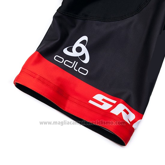 2019 Abbigliamento Ciclismo Sram Nero Verde Manica Corta e Salopette