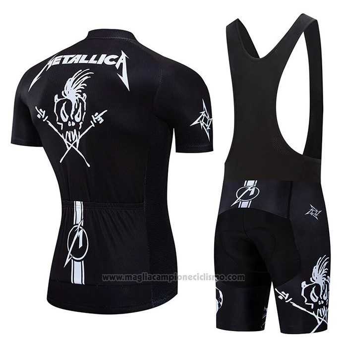 2020 Abbigliamento Ciclismo James Nero Manica Corta e Salopette