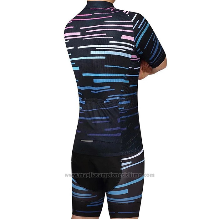 2020 Abbigliamento Ciclismo Octos Blu Manica Corta e Salopette