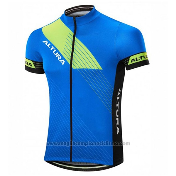 2017 Abbigliamento Ciclismo Altura Sportive Blu Manica Corta e Salopette