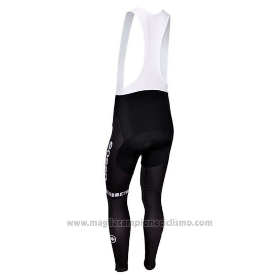 2013 Abbigliamento Ciclismo Assos Bianco e Nero Manica Lunga e Salopette