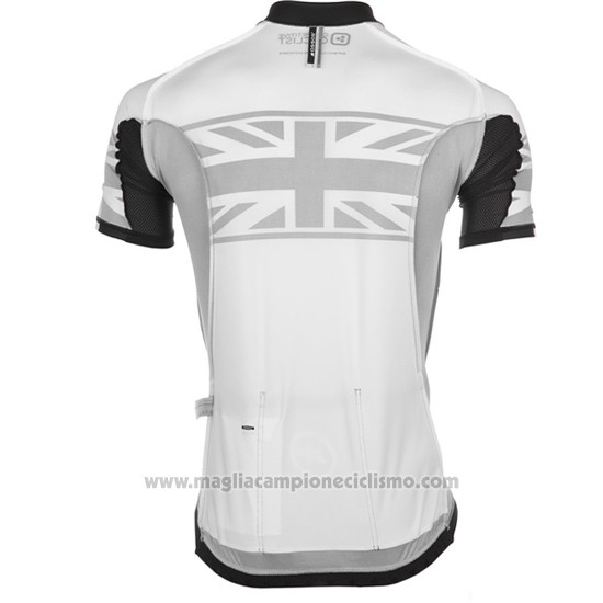 2016 Abbigliamento Ciclismo Assos Giallo e Bianco Manica Corta e Salopette