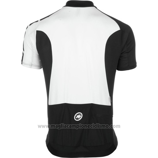 2016 Abbigliamento Ciclismo Assos Nero Manica Corta e Salopette
