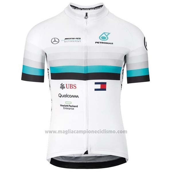 2020 Abbigliamento Ciclismo Assos Bianco Blu Nero Manica Corta e Salopette