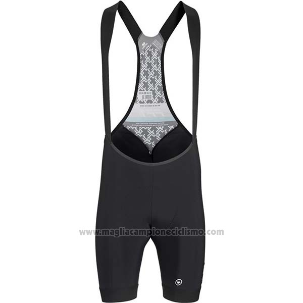 2020 Abbigliamento Ciclismo Assos Bianco Blu Nero Manica Corta e Salopette