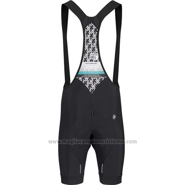 2020 Abbigliamento Ciclismo Assos Bianco Blu Nero Manica Corta e Salopette