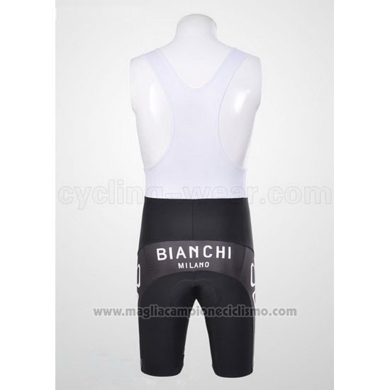 2011 Abbigliamento Ciclismo Bianchi Nero Manica Corta e Salopette