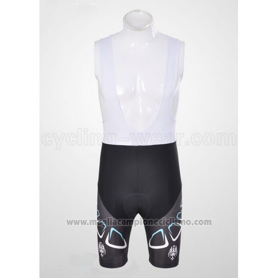 2011 Abbigliamento Ciclismo Bianchi Nero Manica Corta e Salopette