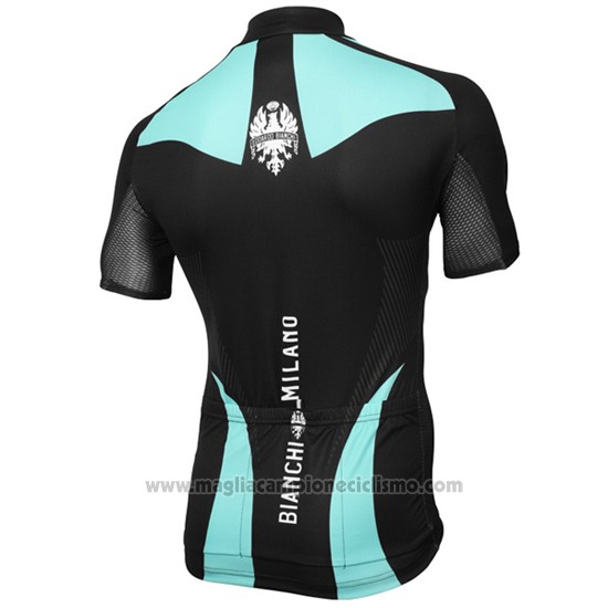 2016 Abbigliamento Ciclismo Bianchi Azzurro e Giallo Manica Corta e Salopette