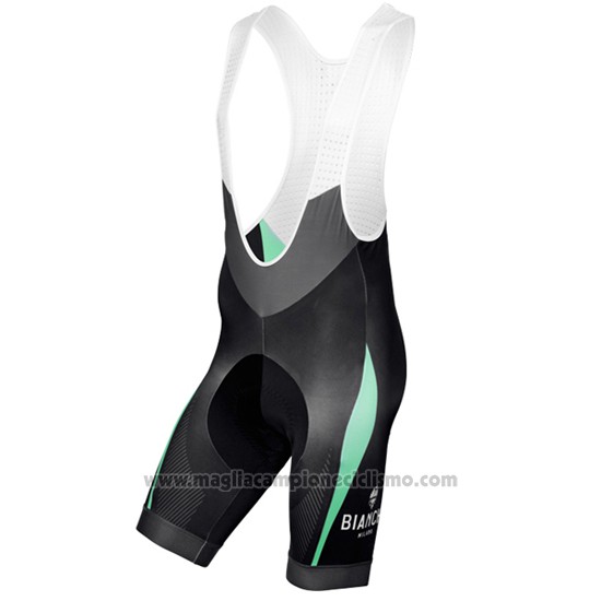 2016 Abbigliamento Ciclismo Bianchi Azzurro e Giallo Manica Corta e Salopette