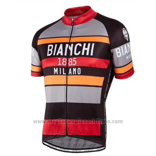 2016 Abbigliamento Ciclismo Bianchi Rosso e Arancione Manica Corta e Salopette