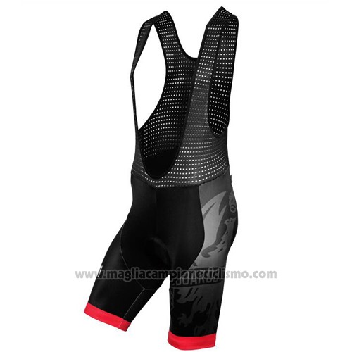 2016 Abbigliamento Ciclismo Bianchi Rosso e Nero Manica Corta e Salopette