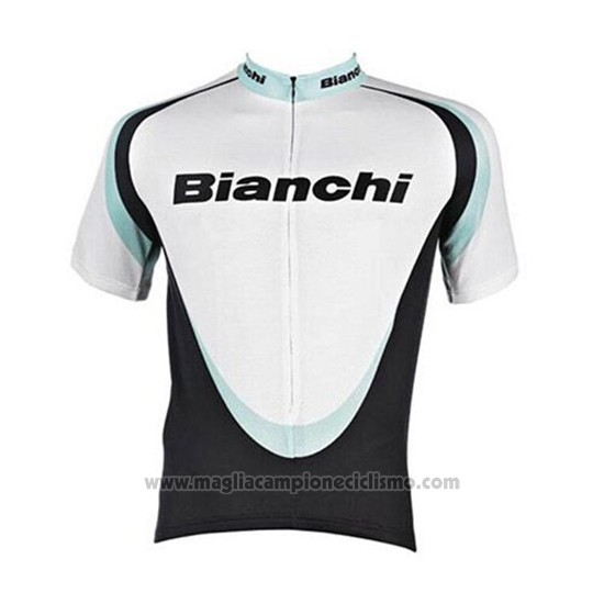 2017 Abbigliamento Ciclismo Bianchi Bianco Manica Corta e Salopette