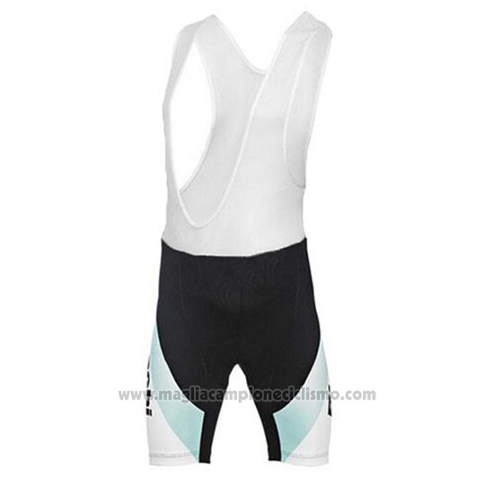 2017 Abbigliamento Ciclismo Bianchi Bianco Manica Corta e Salopette
