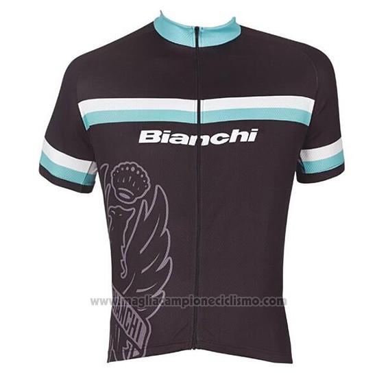 2017 Abbigliamento Ciclismo Bianchi Bianco e Azzurro Manica Corta e Salopette