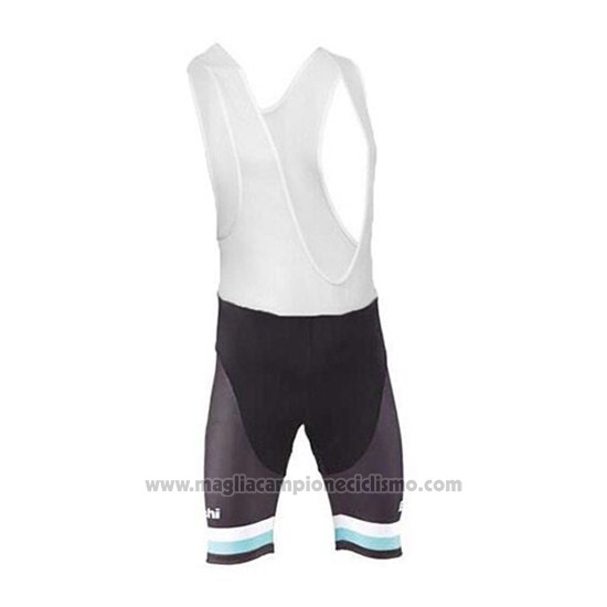 2017 Abbigliamento Ciclismo Bianchi Bianco e Azzurro Manica Corta e Salopette