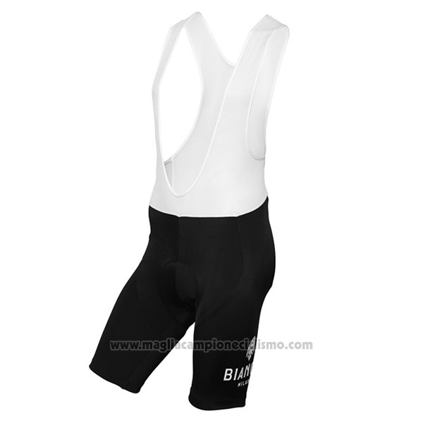 2017 Abbigliamento Ciclismo Bianchi Milano Chorei Nero Manica Corta e Salopette