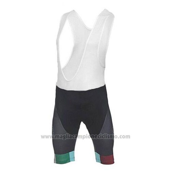 2017 Abbigliamento Ciclismo Bianchi Nero Manica Corta e Salopette