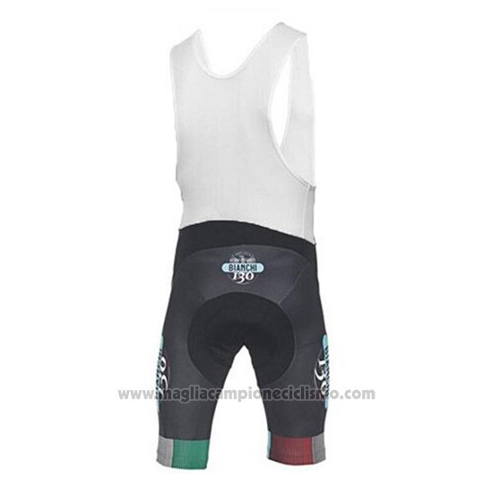 2017 Abbigliamento Ciclismo Bianchi Nero Manica Corta e Salopette