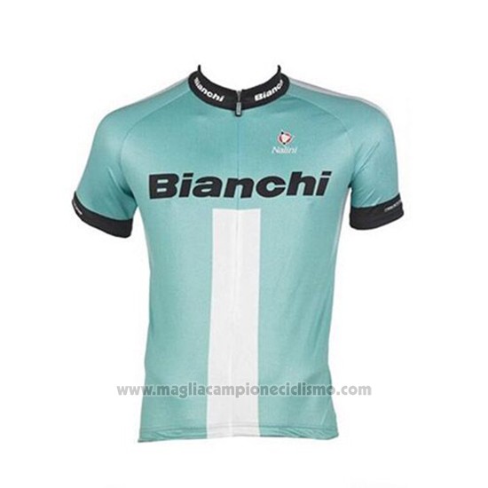 2017 Abbigliamento Ciclismo Bianchi Verde Manica Corta e Salopette