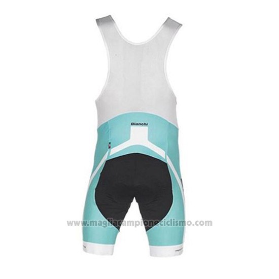 2017 Abbigliamento Ciclismo Bianchi Verde Manica Corta e Salopette