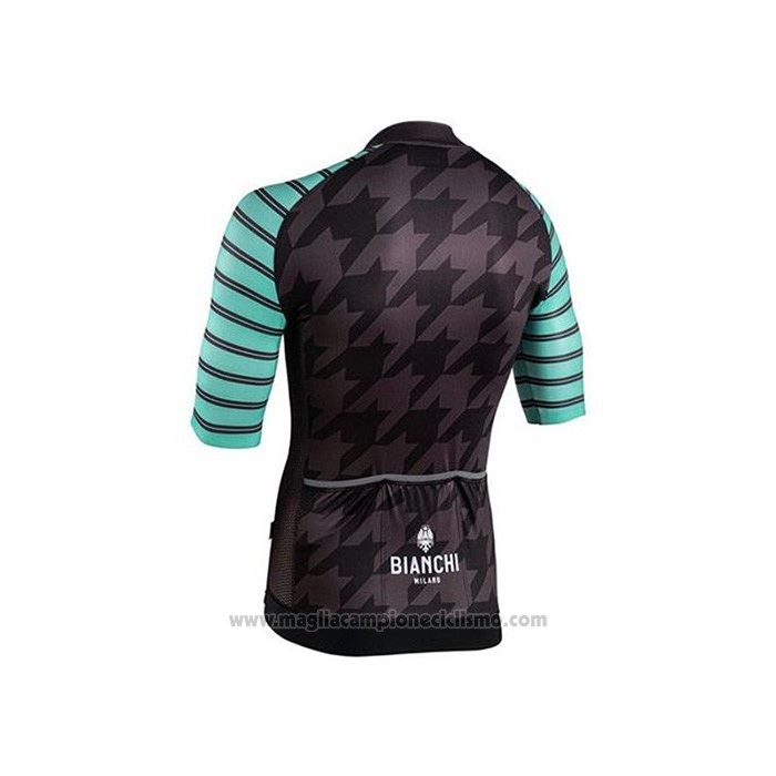 2020 Abbigliamento Ciclismo Bianchi Nero Verde Bianco Manica Corta e Salopette