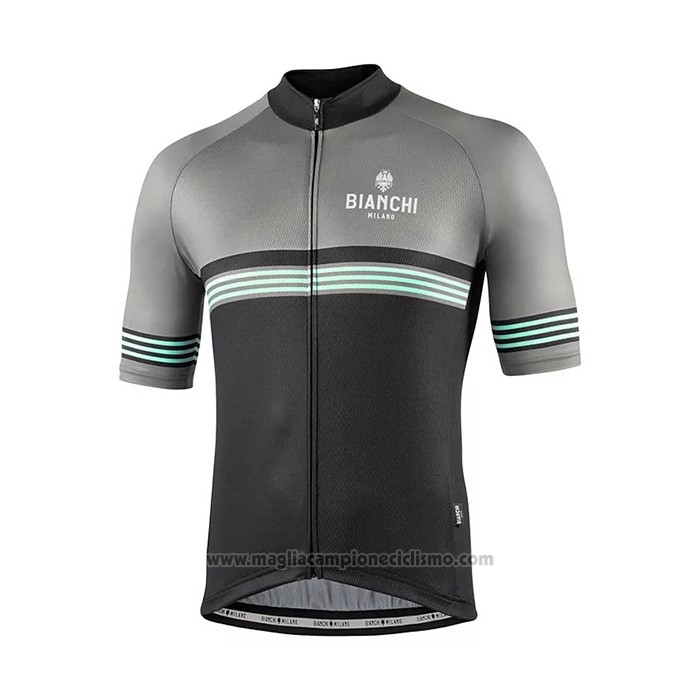 2021 Abbigliamento Ciclismo Bianchi Grigio Manica Corta e Salopette