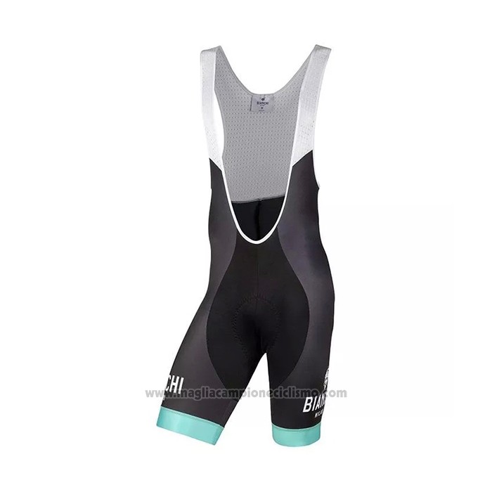 2021 Abbigliamento Ciclismo Bianchi Grigio Manica Corta e Salopette