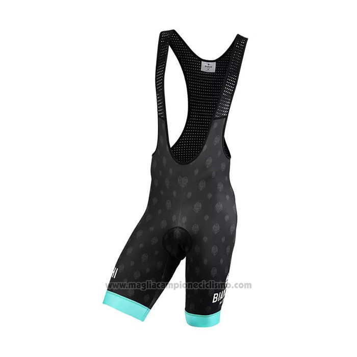 2021 Abbigliamento Ciclismo Bianchi Nero Verde Manica Corta e Salopette