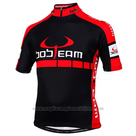 2015 Abbigliamento Ciclismo Bobteam Nero Manica Corta e Salopette