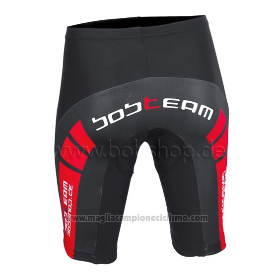 2015 Abbigliamento Ciclismo Bobteam Nero Manica Corta e Salopette